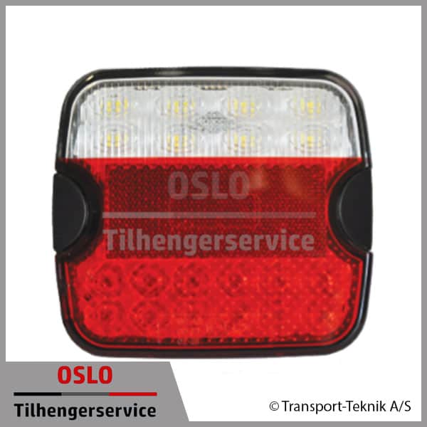Lykt LED 12/24V – Baklykt (kjørelys/bremselys/blinklys)