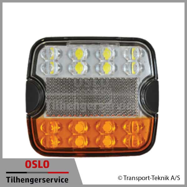 Lykt LED 12/24V – Markeringslykt foran (hvitt lys/blinklys)