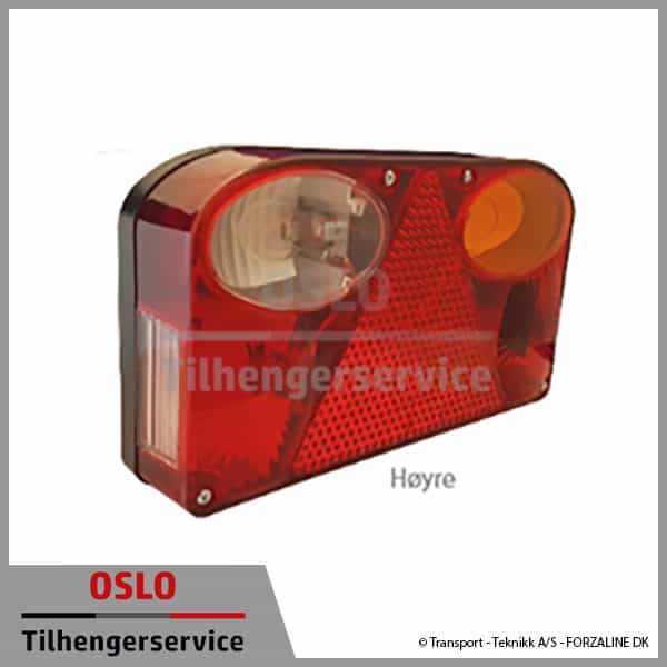 Baklykt glødepærer 12V – Høyre