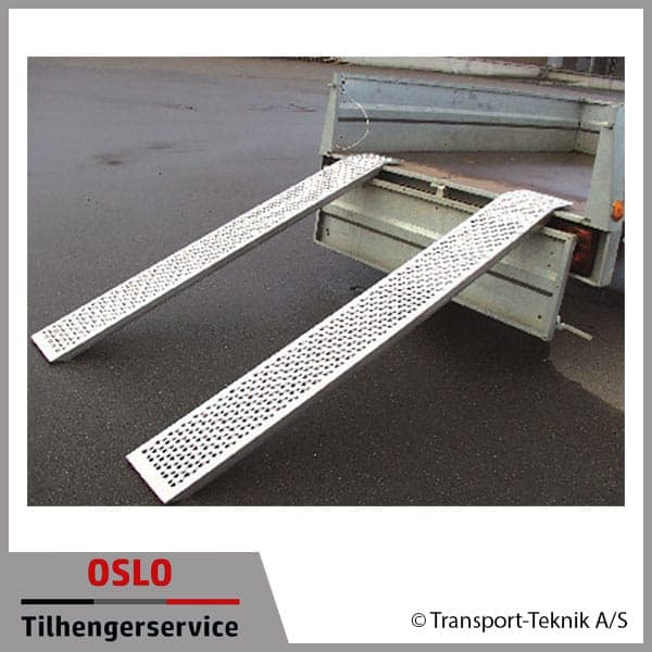 Oppkjøringsramper aluminium rett