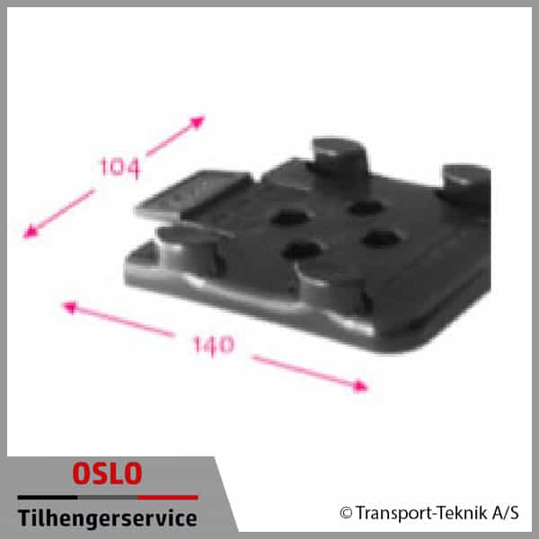 Holder for stoppekloss