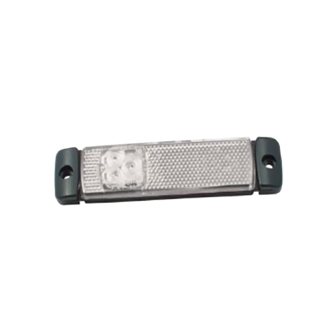Markeringslys LED firkantet 12/24V (IP67) – Hvit, 500 mm